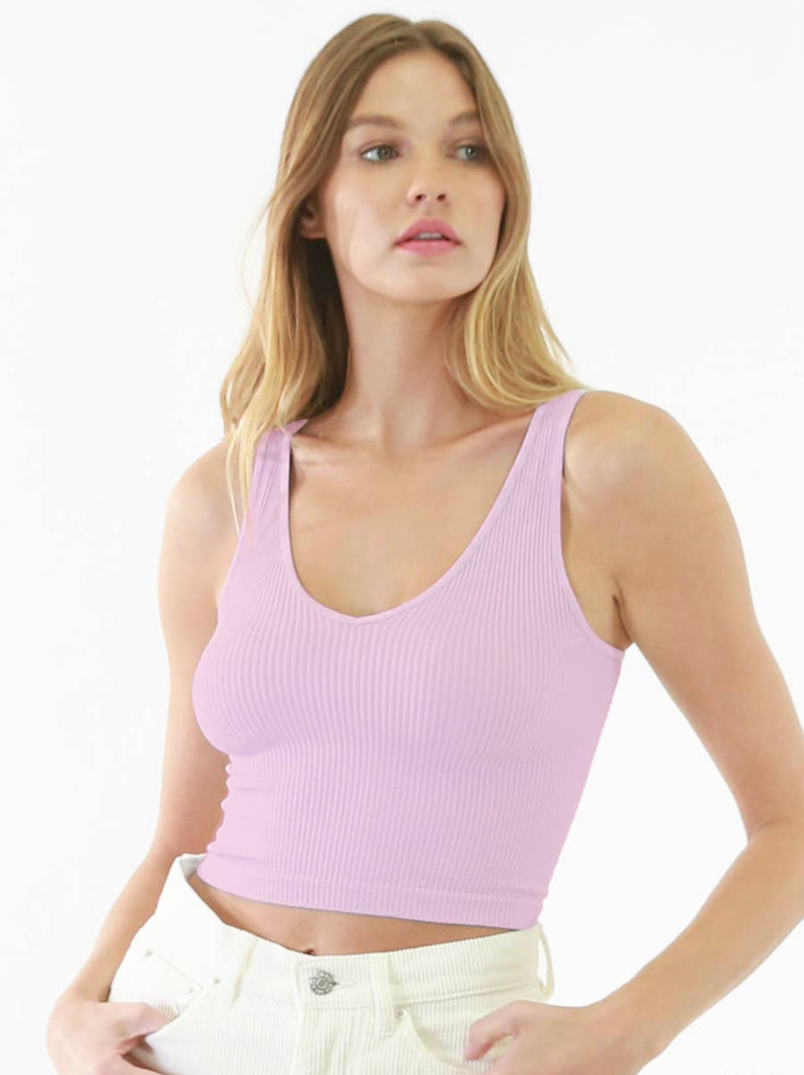 Elle Vintage Reversible Crop Top