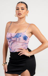 Yasmin Bustier Rushing Bodysuit
