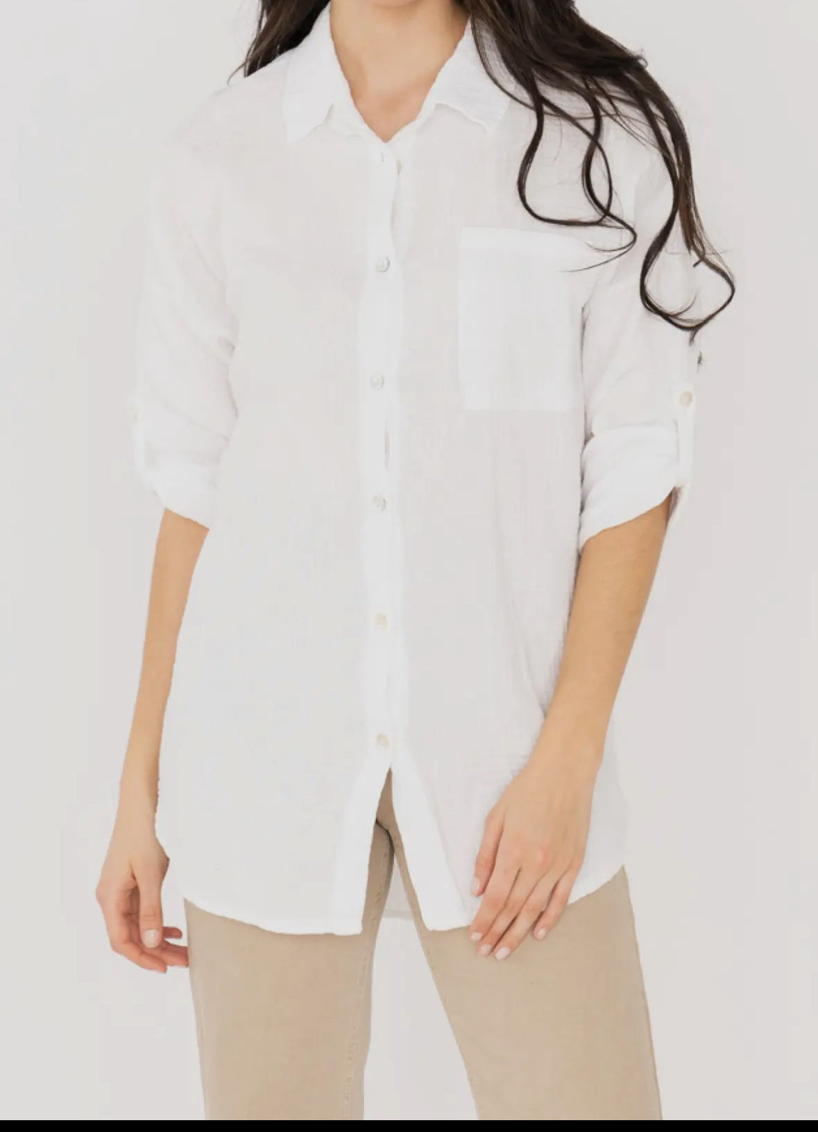 Ludovica Cotton Gauze Shirt 818