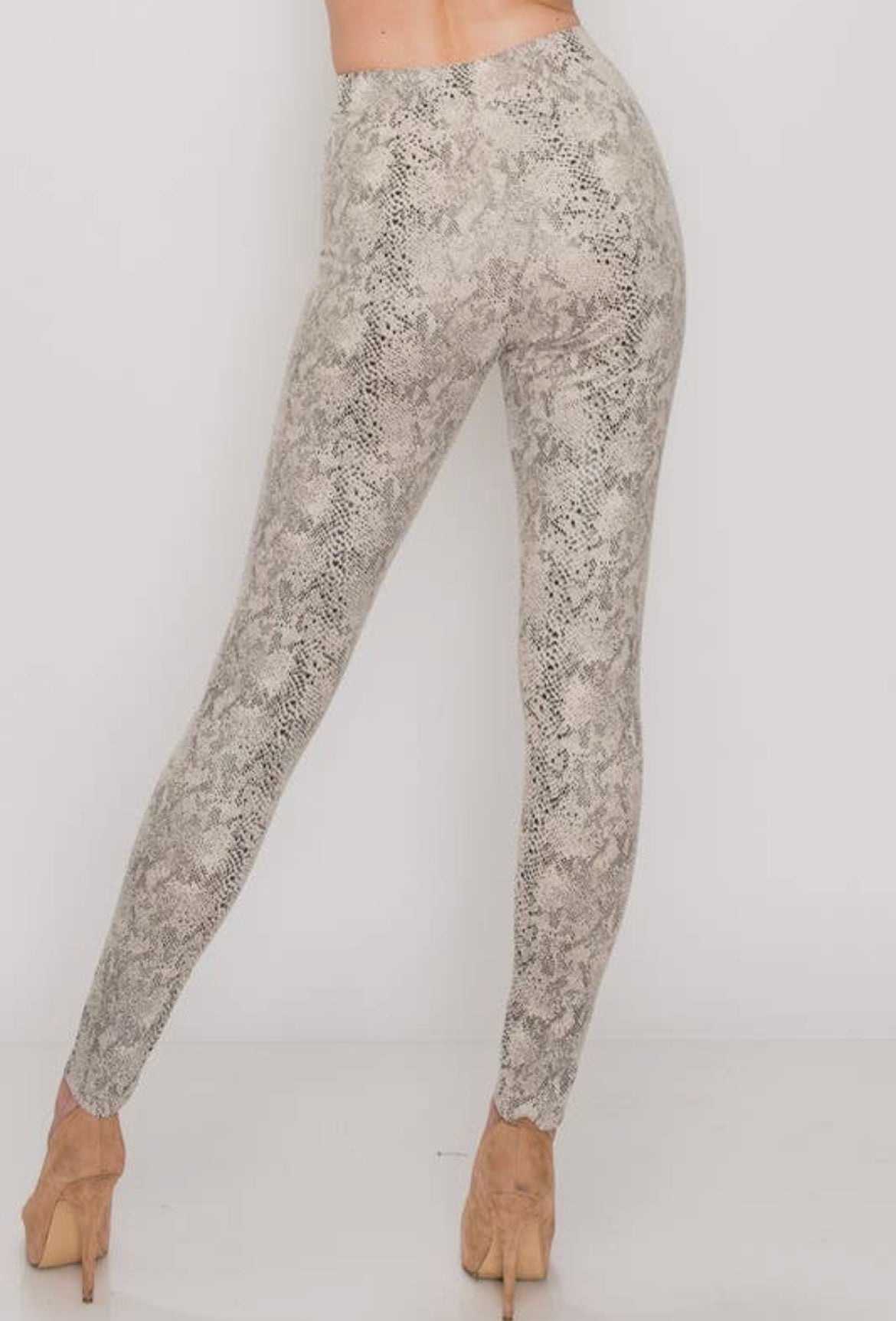 Phoebe Faux Snake Leather Leggings