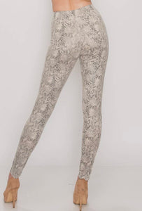 Phoebe Faux Snake Leather Leggings