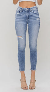 Erin High Rise Crop Skinny Jeans