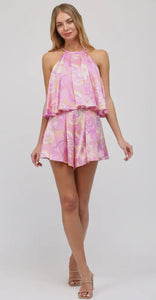 Demi Floral Print Romper