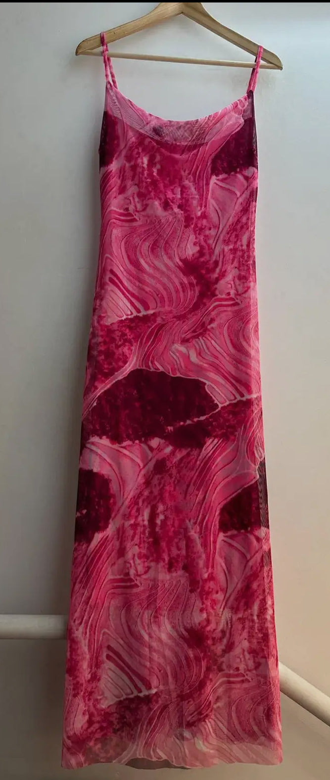 Goldie Printed Long Dress 818