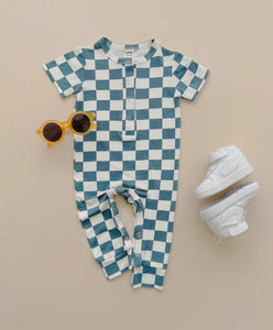 Baby Tony Checkered Jumpsuit