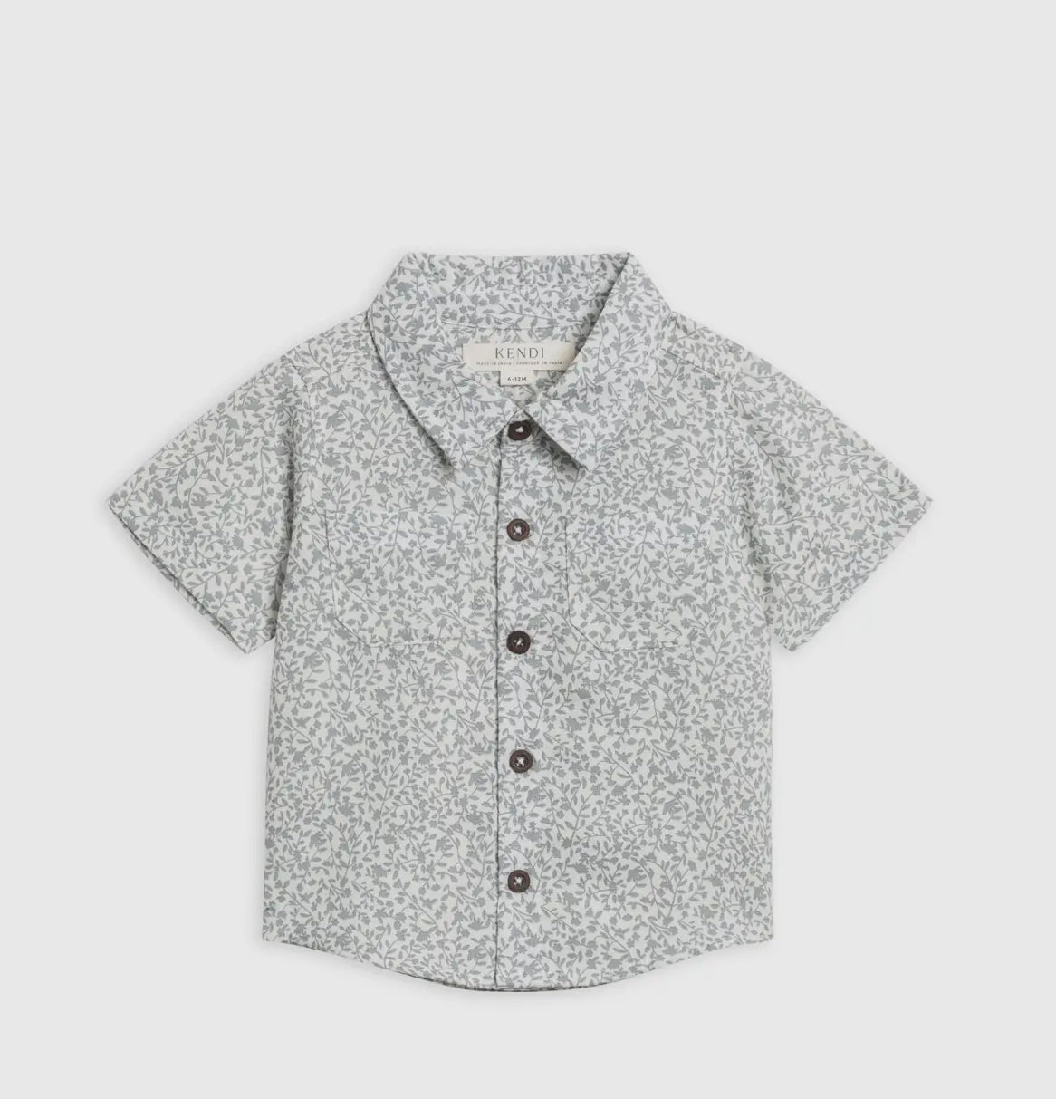 Baby Ryan Linen Collared Button Down