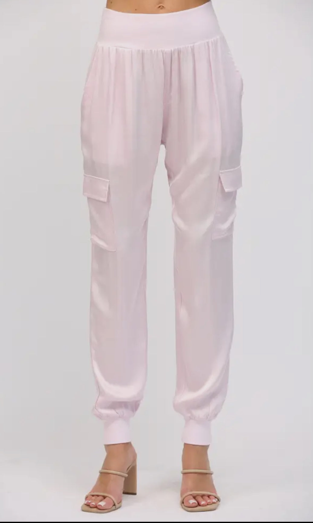 Rosa Satin Cargo Pants