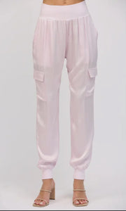 Rosa Satin Cargo Pants