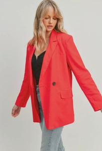 Abigail Ruby Red Blazer