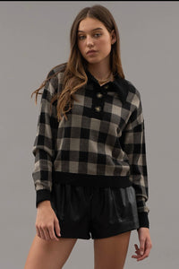 Skyler Plaid Sweater