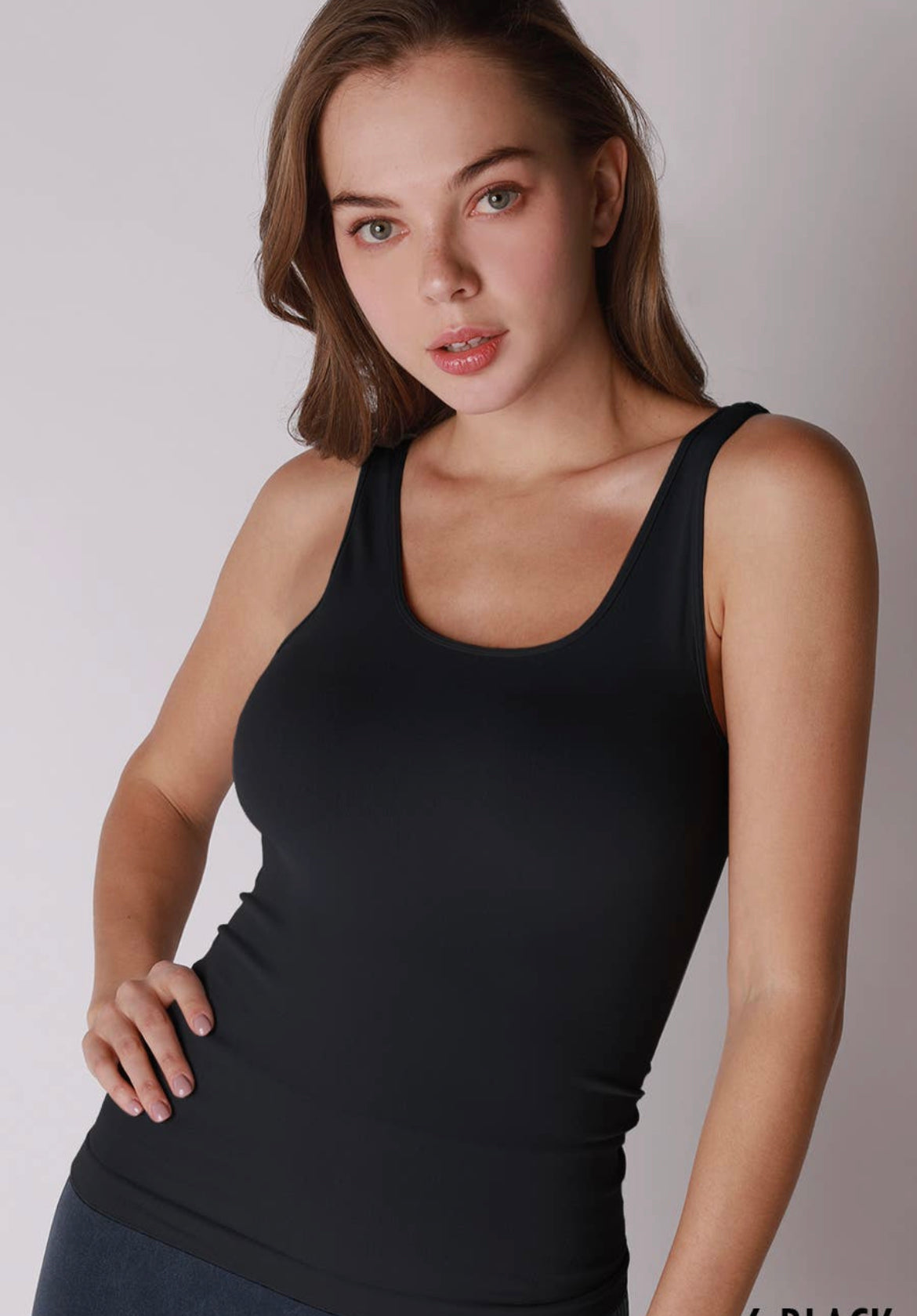 Claudine Plain Jersey Tank