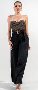 Romona Knit Sweetheart Jumpsuit