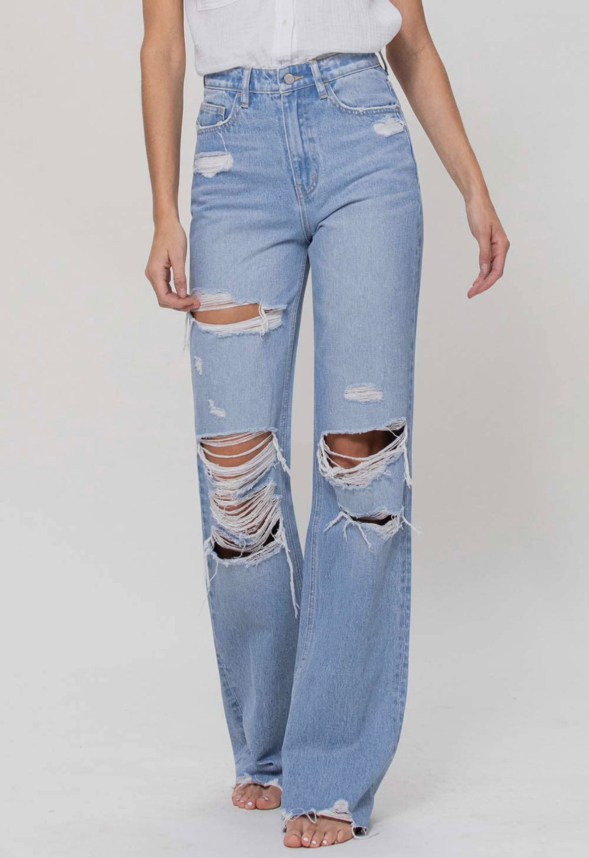 Casey 90s Vintage High Rise Flare