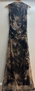 Tiara High Neck Sheer Dress