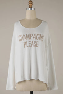 Champagne Please Sweater