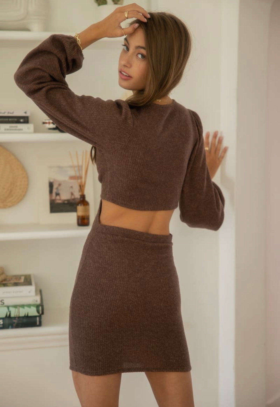 Riley Mini Long Sleeve Cut Out Dress