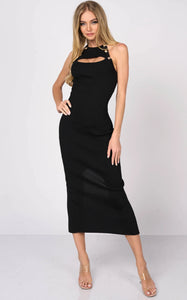 Francesca Sweater Back Maxi Dress