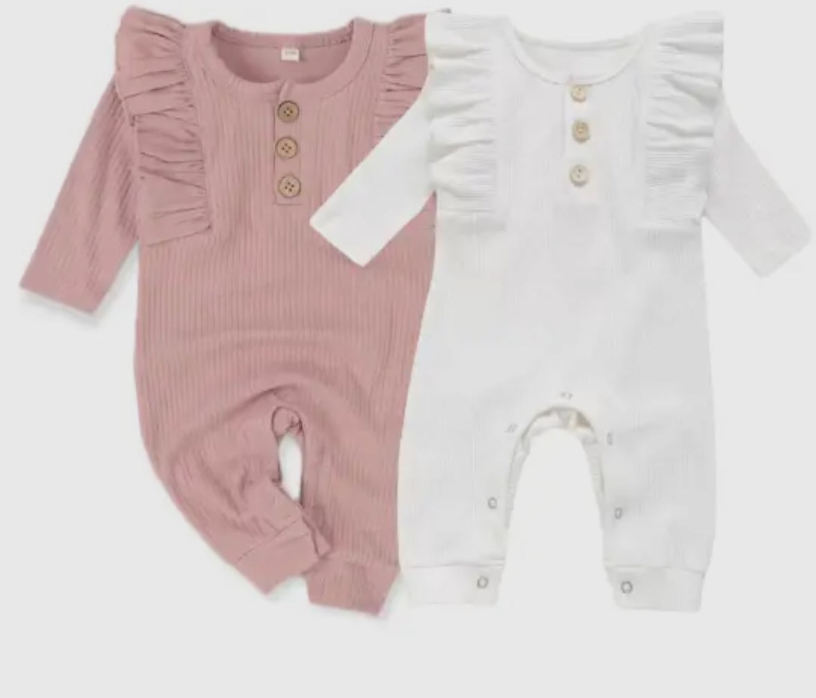 Baby Stefanie Organic Ruffle Romper