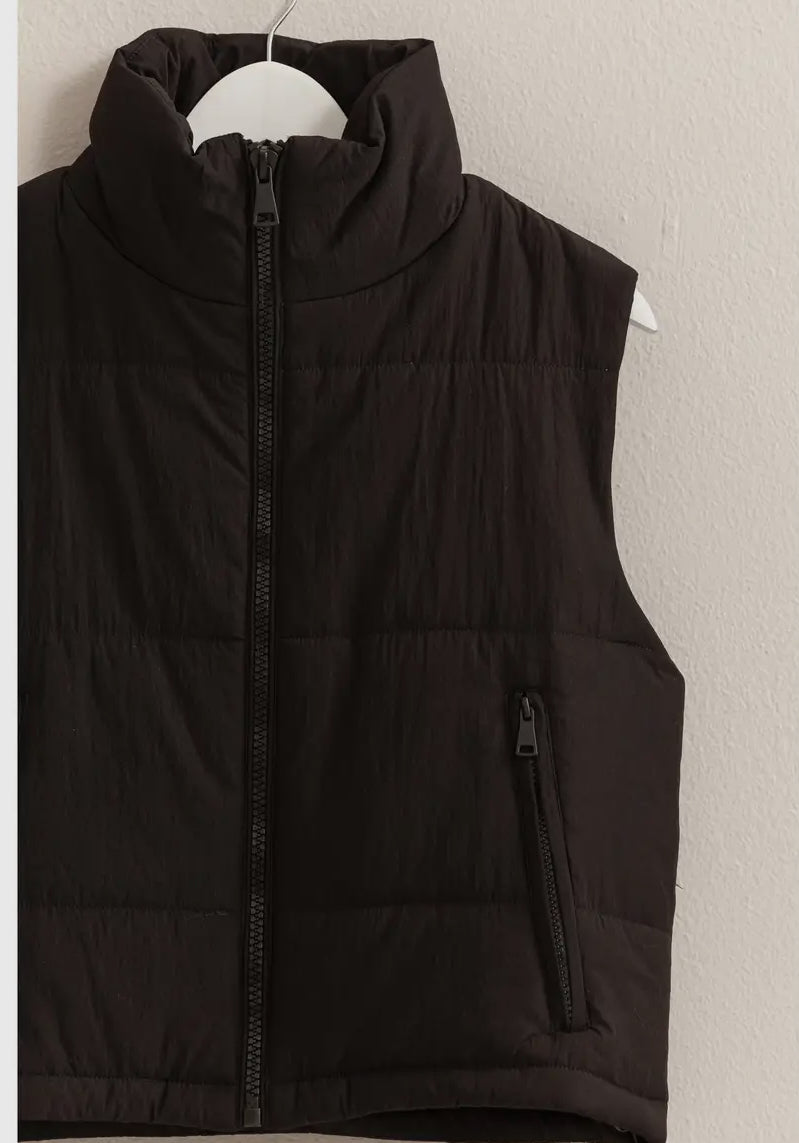 Gianna Puffer Vest with Zipper