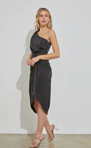 Quinn One Side Gathered Dress