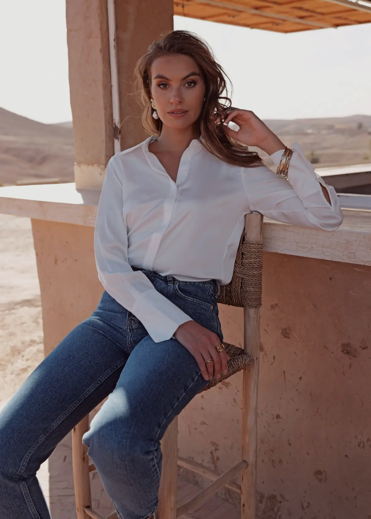 Karah Satin Blouse