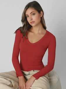 Scarlett Deep V Top