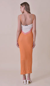 Maribel Chevron Color Block Dress