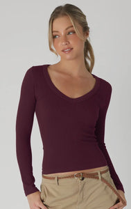 Scarlett Deep V Top