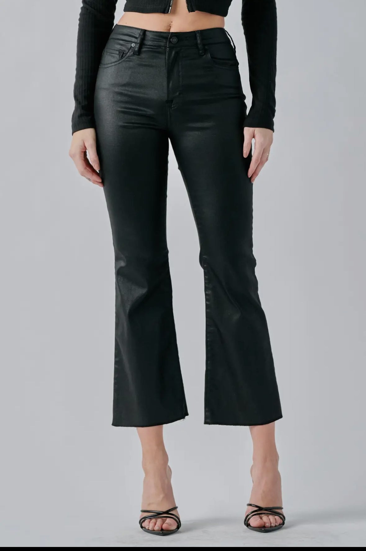 Hidden Black Cropped Jeans