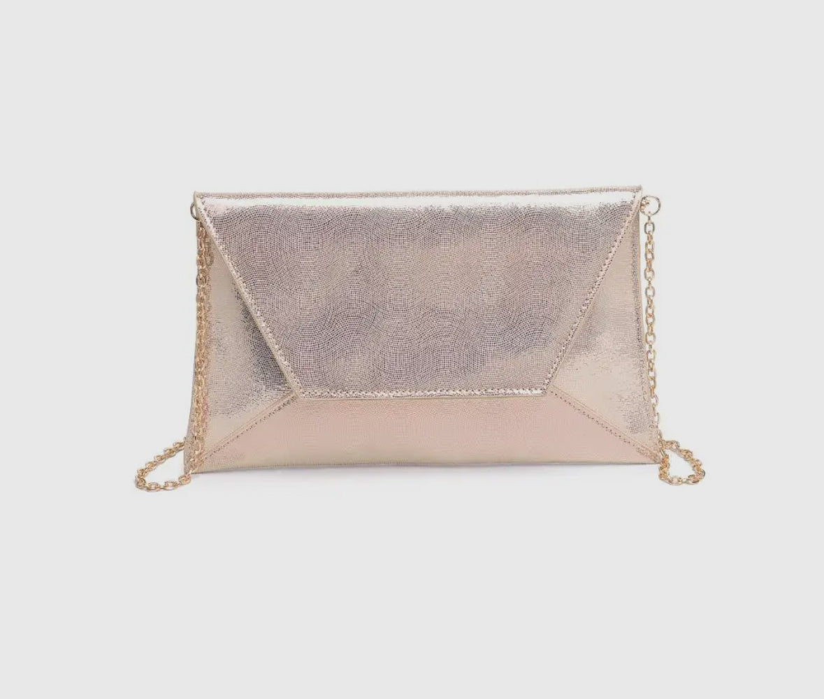 Cora croco clutch