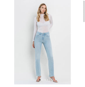 Raelynn High Waisted Boot Cut Distressed Jeans