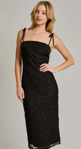 Belmira Shoulder Tie Midi Dress
