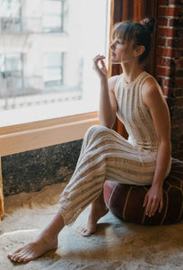 Jill crochet resort knit maxi dress