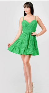 Susie Eyelet Woven Dress