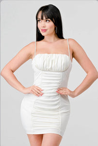 Sue Rhinestone Mini Dress