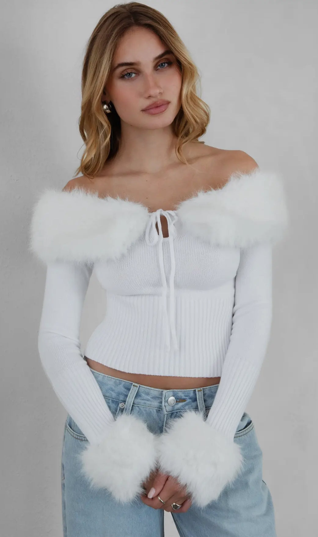 Izabel Faux Fur Cardigan