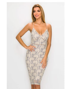 Liosha Lace Midi Dress