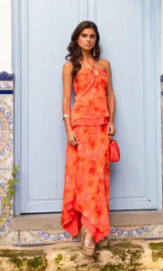 Cassie Printed Top & Skirt Set