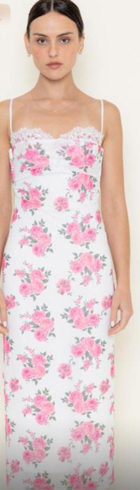 Asha laced burnout dress