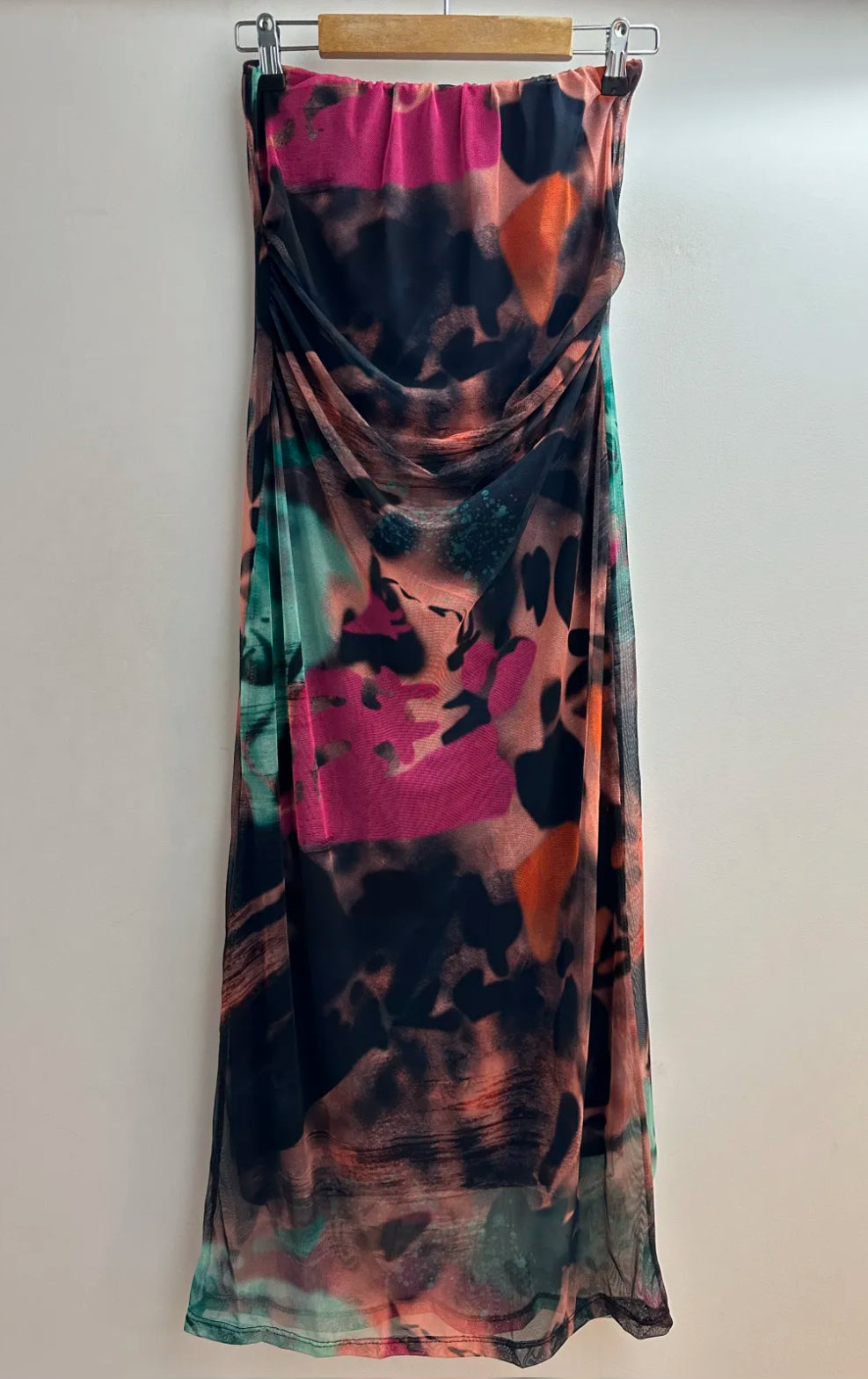 Mirabella Printed Strapless Dress 818
