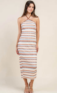 Callie Crochet Striped Dress