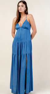 Gianni Denim Relax Fit Maxi Dress