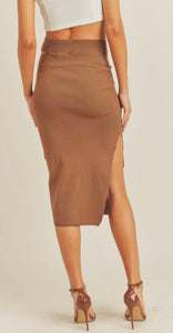 Jessy Cut Out Midi Skirt