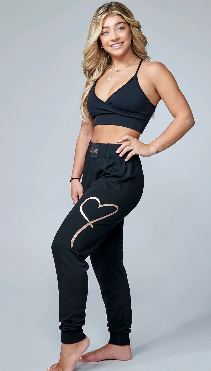 Gia Heart Boxing Jogger