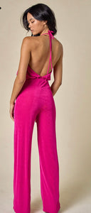 Larissa Halter Open Back Jumpsuit