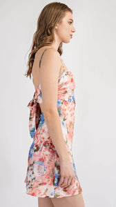 Layla Floral Satin Dress