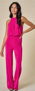 Larissa Halter Open Back Jumpsuit