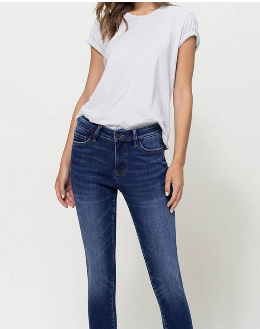 Deborah Mid Rise Ankle Skinny Jeans