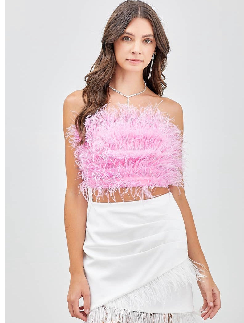 Ashley Fur Tube Top