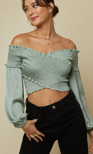 Hollis Wrapped Crop Top